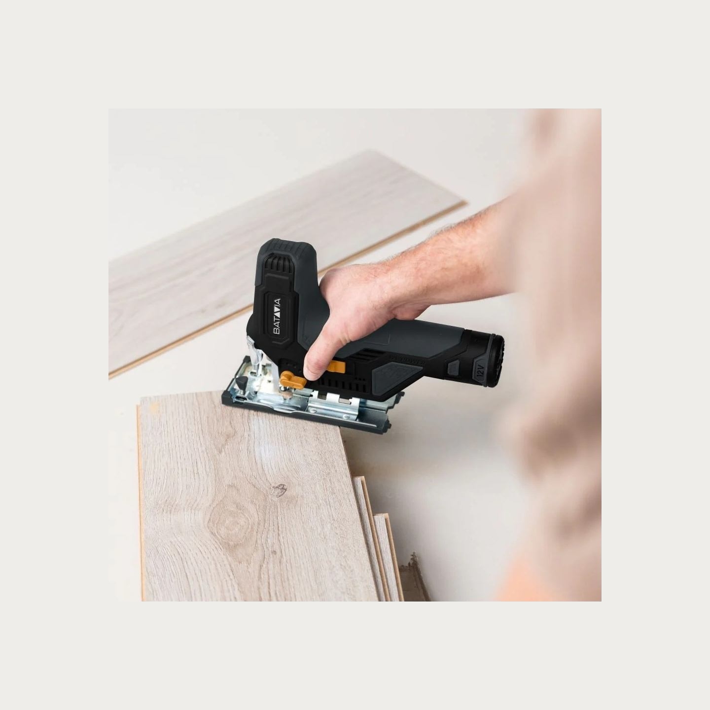 Batavia B.v. | 12V Cordless Jigsaw - Fixxpack 2.0 Set (incl. 2.0Ah battery & USB-C charging cable)