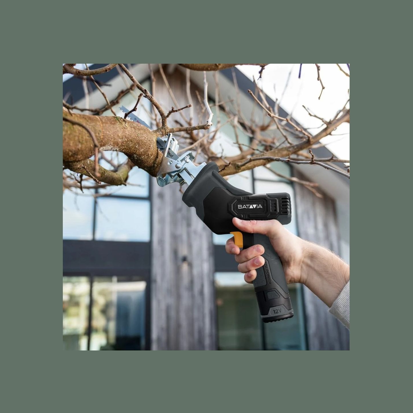 Batavia B.v. | 12V Cordless Reciprocating Saw - Fixxpack 2.0 Set (incl. 2.0Ah Battery & USB-C charging Cable)