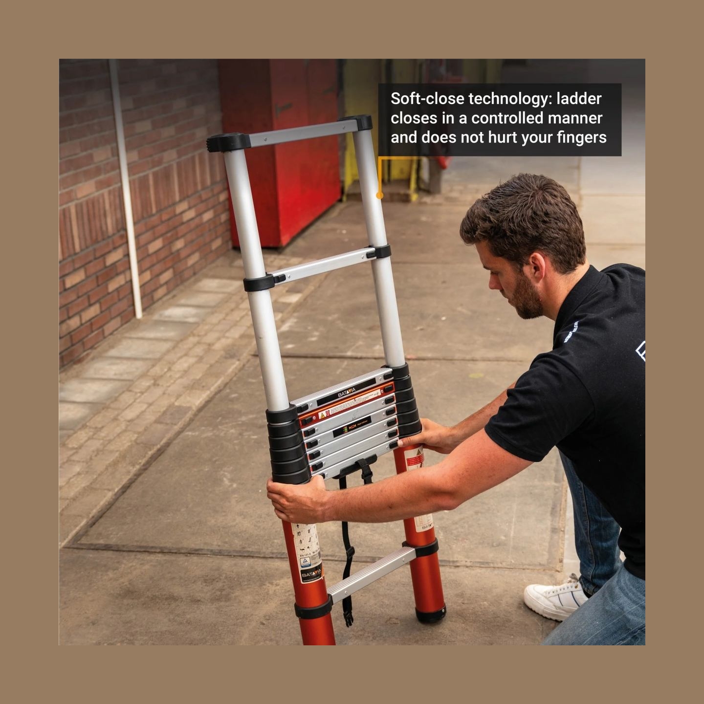 Batavia B.v. | Giraffe AIR Telescopic Ladder 2.93 m