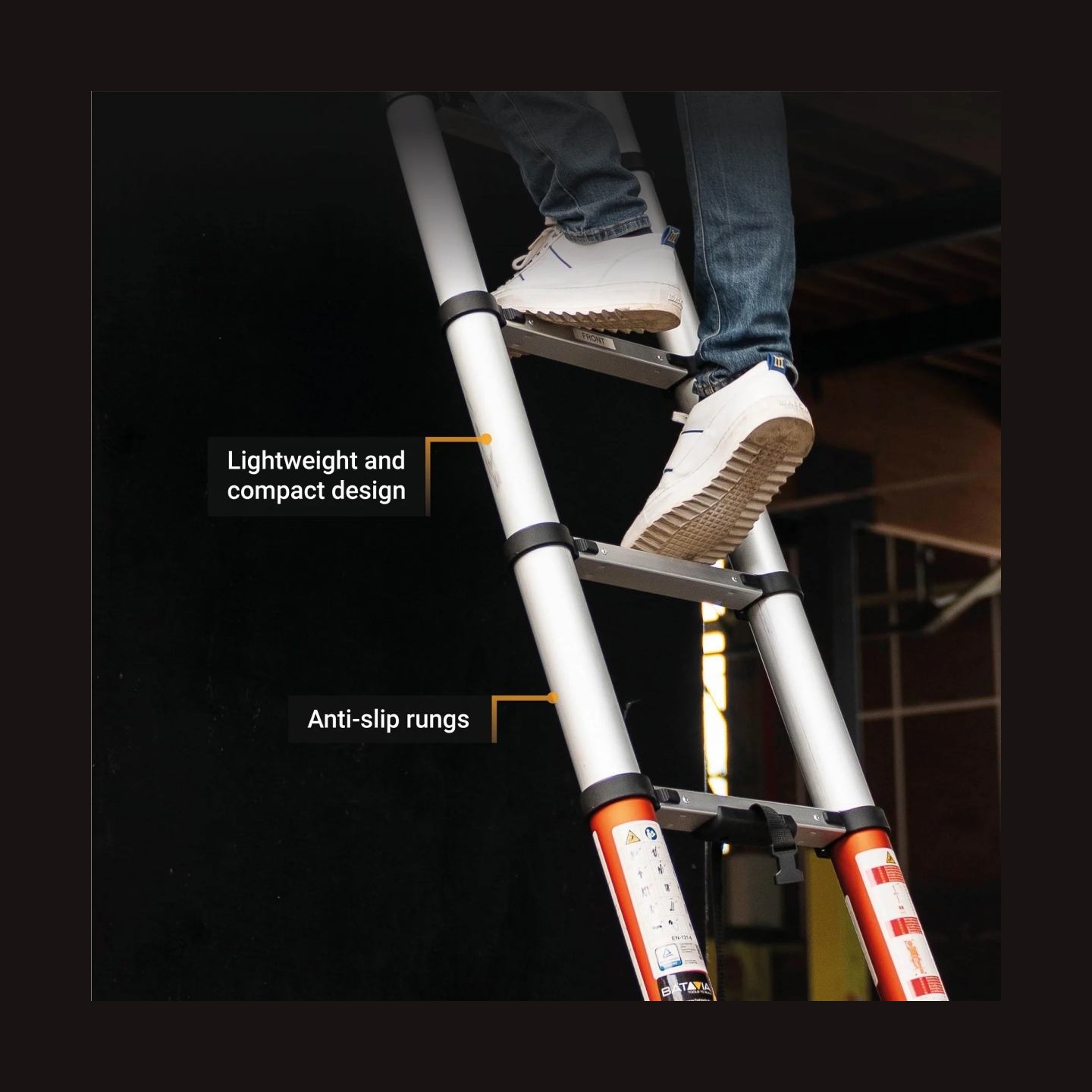 Batavia B.v. | Giraffe AIR Telescopic Ladder 2.93 m