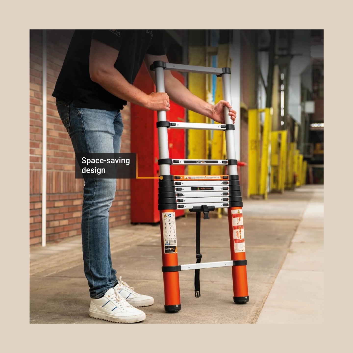 Batavia B.v. | Giraffe AIR Telescopic Ladder 2.93 m