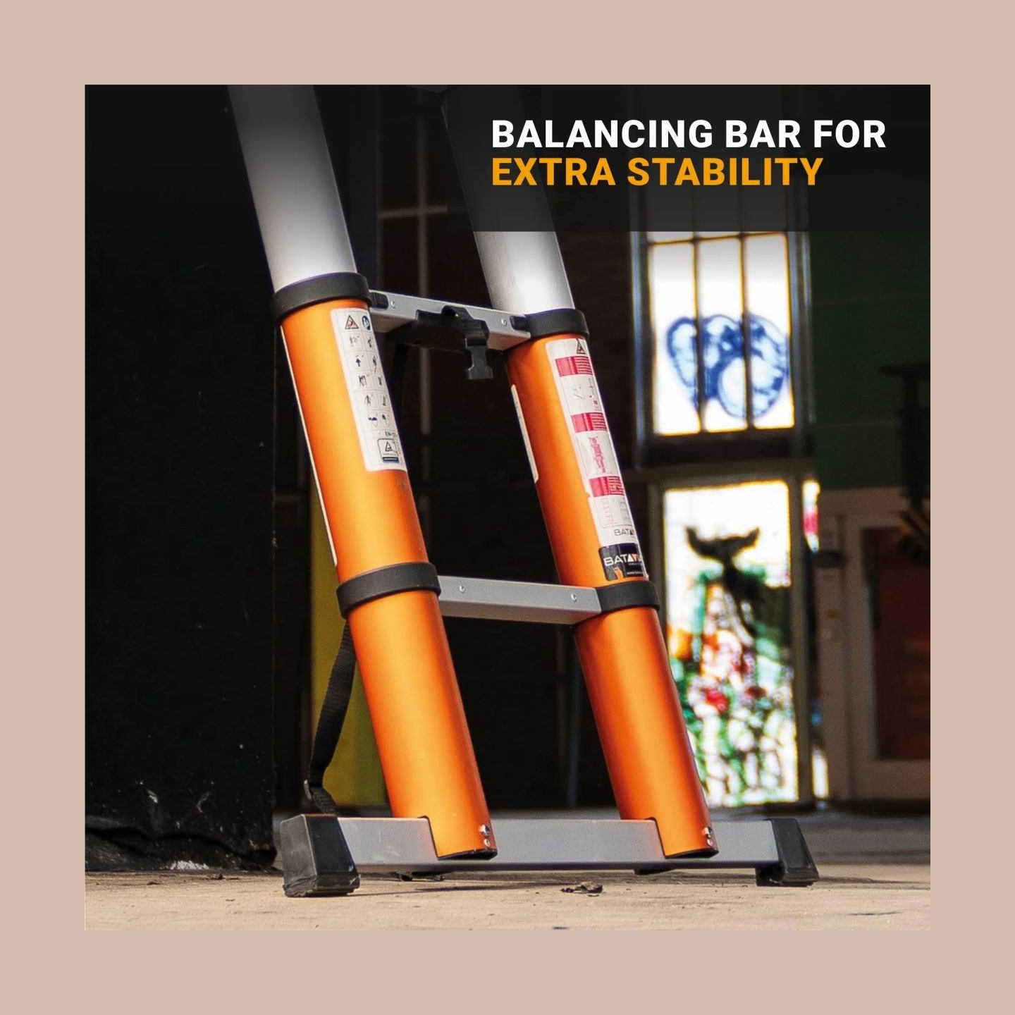 Batavia B.v. | Giraffe AIR Telescopic Ladder 3.81 m