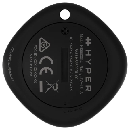 Hyper | HyperShield Universal Find My Locator/Tracker | HS5800BKGL | Black