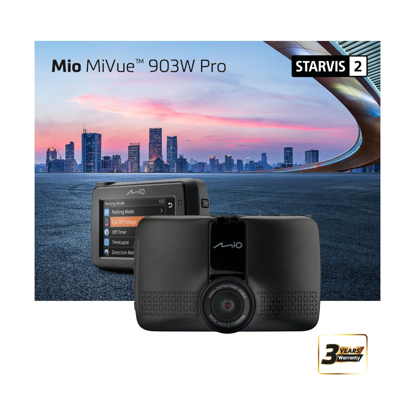MIO | Car Dash Camera | MiVue 903W Pro | GPS | Wi-Fi