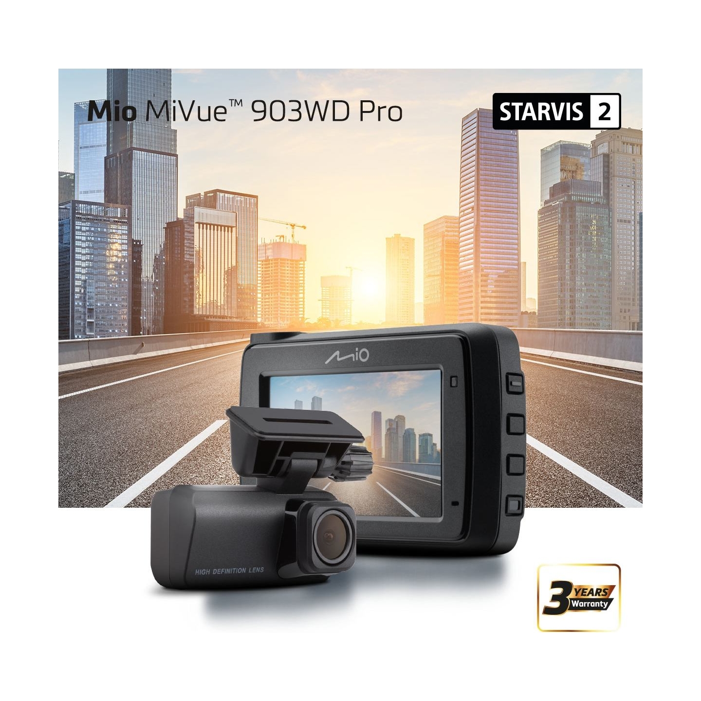 MIO | Car Dash Camera | MiVue 903WD Pro | GPS | Wi-Fi