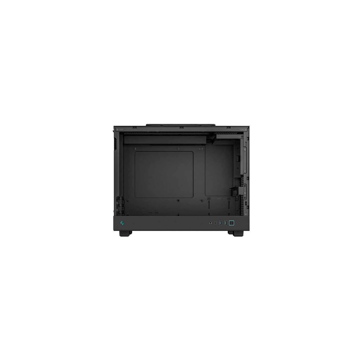 Deepcool Case | CH160 Plus | Black | Mini-ITX