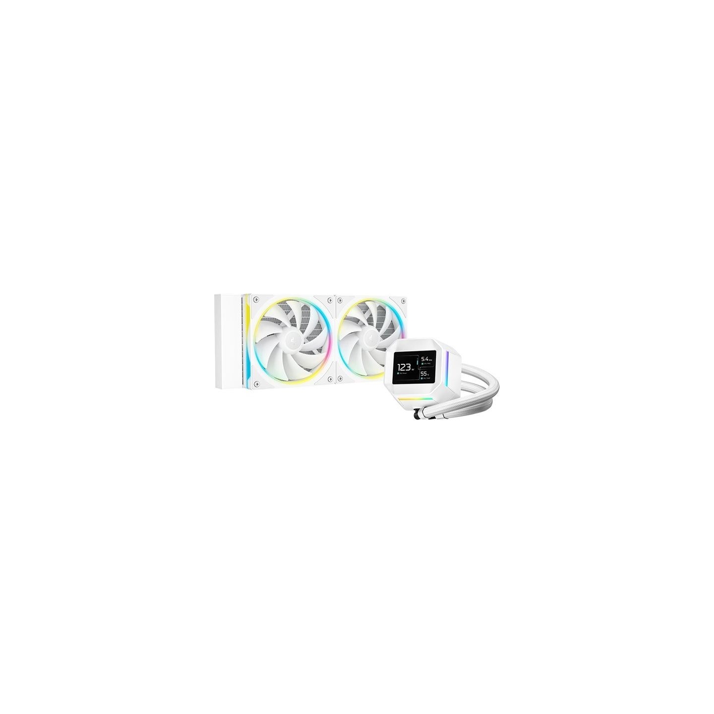 Deepcool Liquid CPU Cooler | LM240 WH | White | Intel, AMD