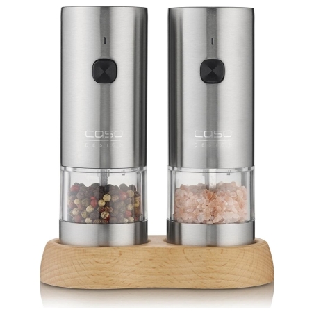 Caso Salt and Pepper Grinder | SpiceDuo | Electric | Housing material Stainless steel | Lithium