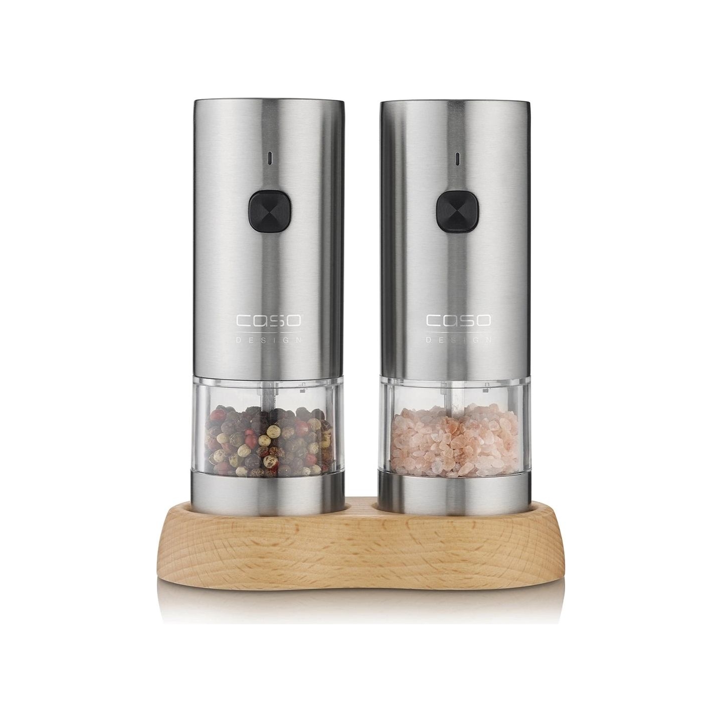 Caso Salt and Pepper Grinder | SpiceDuo | Electric | Housing material Stainless steel | Lithium