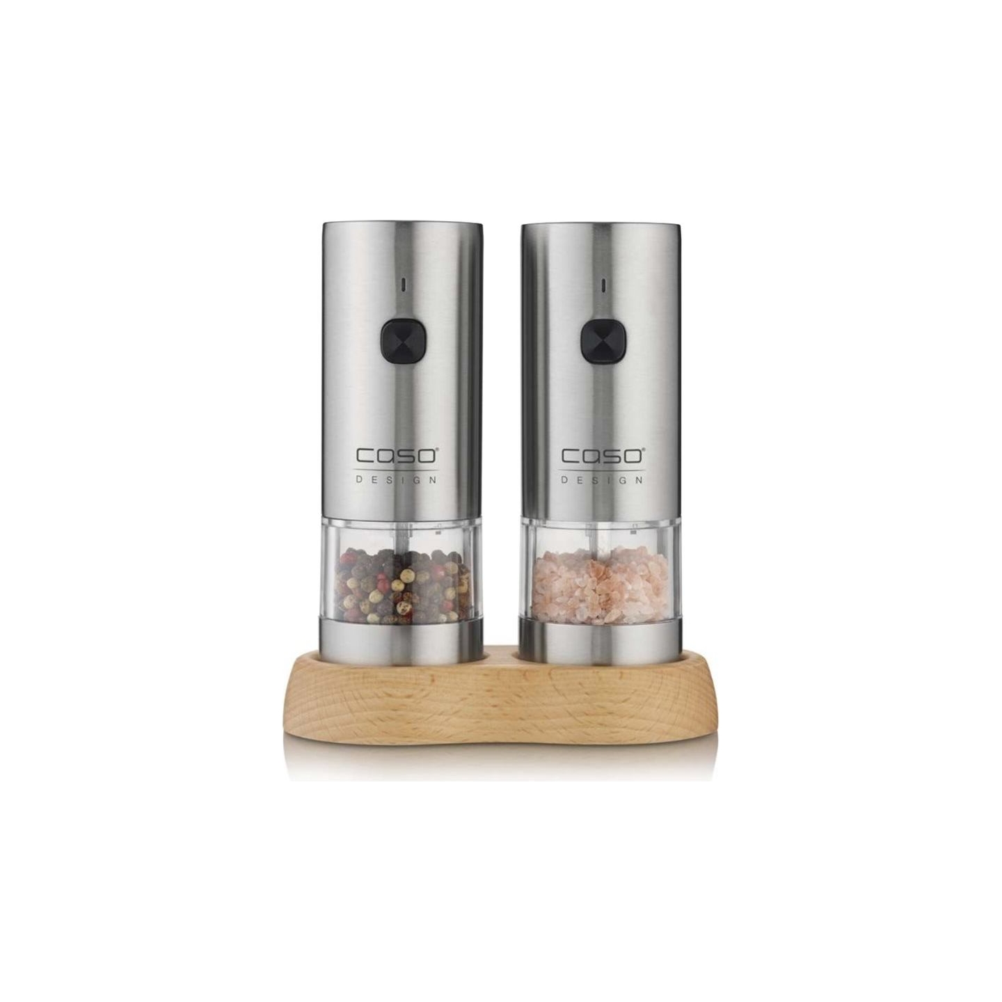 Caso Salt and Pepper Grinder | SpiceDuo | Electric | Housing material Stainless steel | Lithium