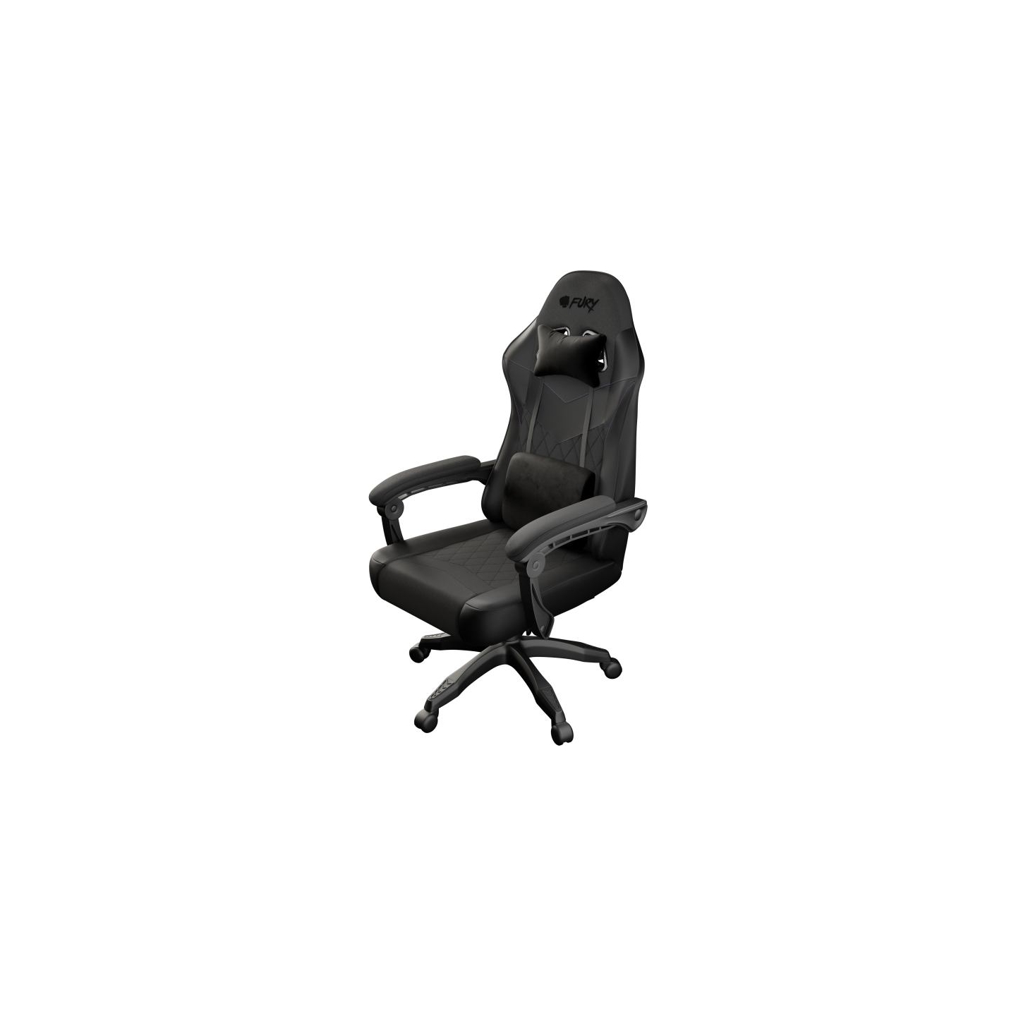 Fury Eco leather/Fabric/Nylon | Gaming Chair | Shinai S2 | Black