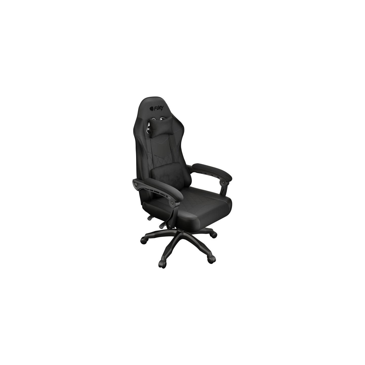 Fury Eco leather/Fabric/Nylon | Gaming Chair | Shinai S2 | Black
