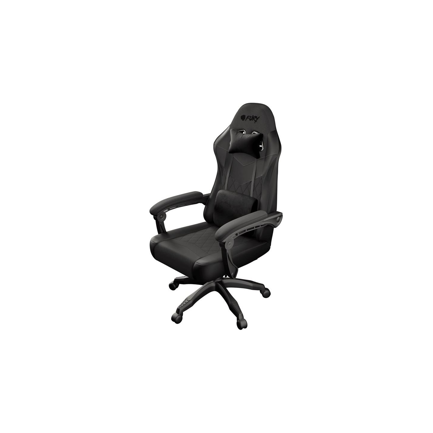 Fury Eco leather/Fabric/Nylon | Gaming Chair | Shinai S2 | Black