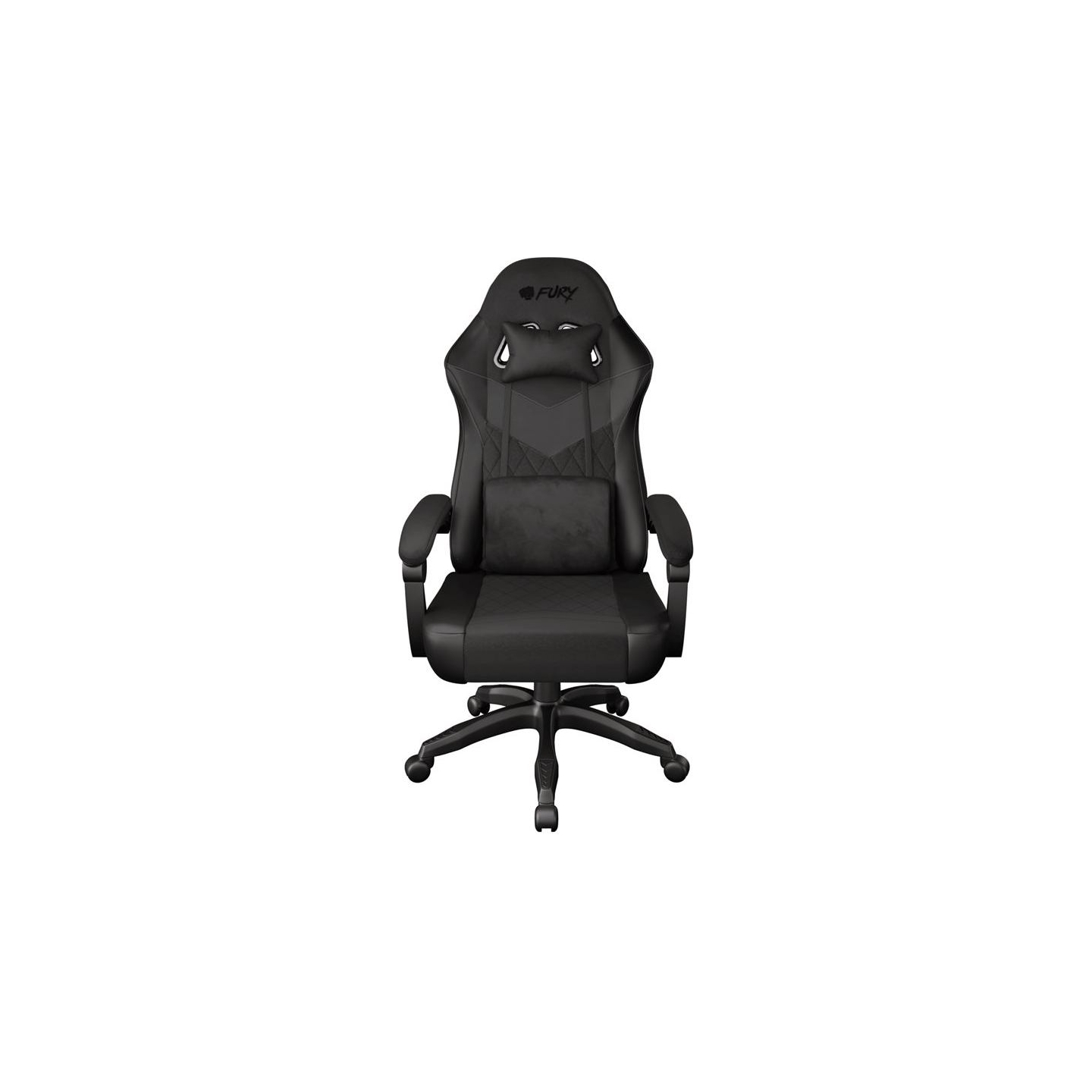 Fury Eco leather/Fabric/Nylon | Gaming Chair | Shinai S2 | Black