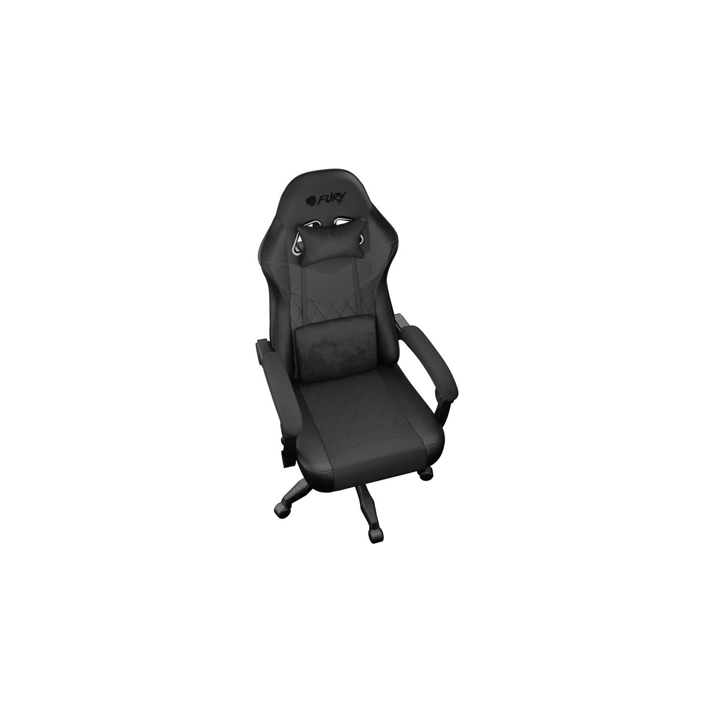 Fury Eco leather/Fabric/Nylon | Gaming Chair | Shinai S2 | Black