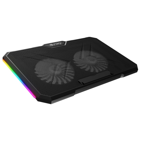 Fury Laptop Cooler Cooling Pad Fury Gunbai G3 Fans, RGB LED Light, 2 USB, 14.1-17.3"