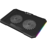 Fury Laptop Cooler Cooling Pad Fury Gunbai G3 Fans, RGB LED Light, 2 USB, 14.1-17.3"
