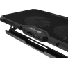 Fury Laptop Cooler Cooling Pad Fury Gunbai G3 Fans, RGB LED Light, 2 USB, 14.1-17.3"