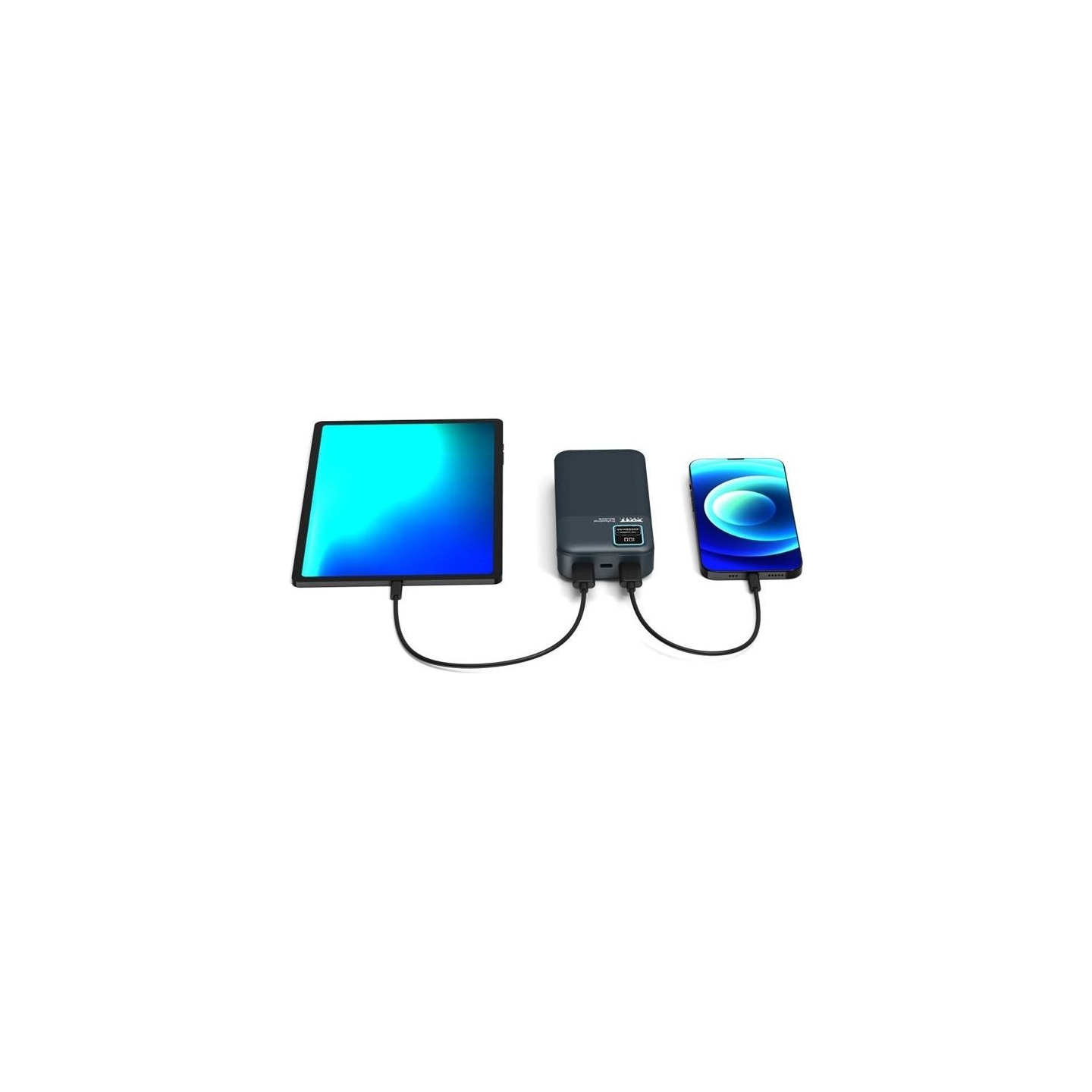 Port Connect External USB-C battery | 20000 mAh | Blue
