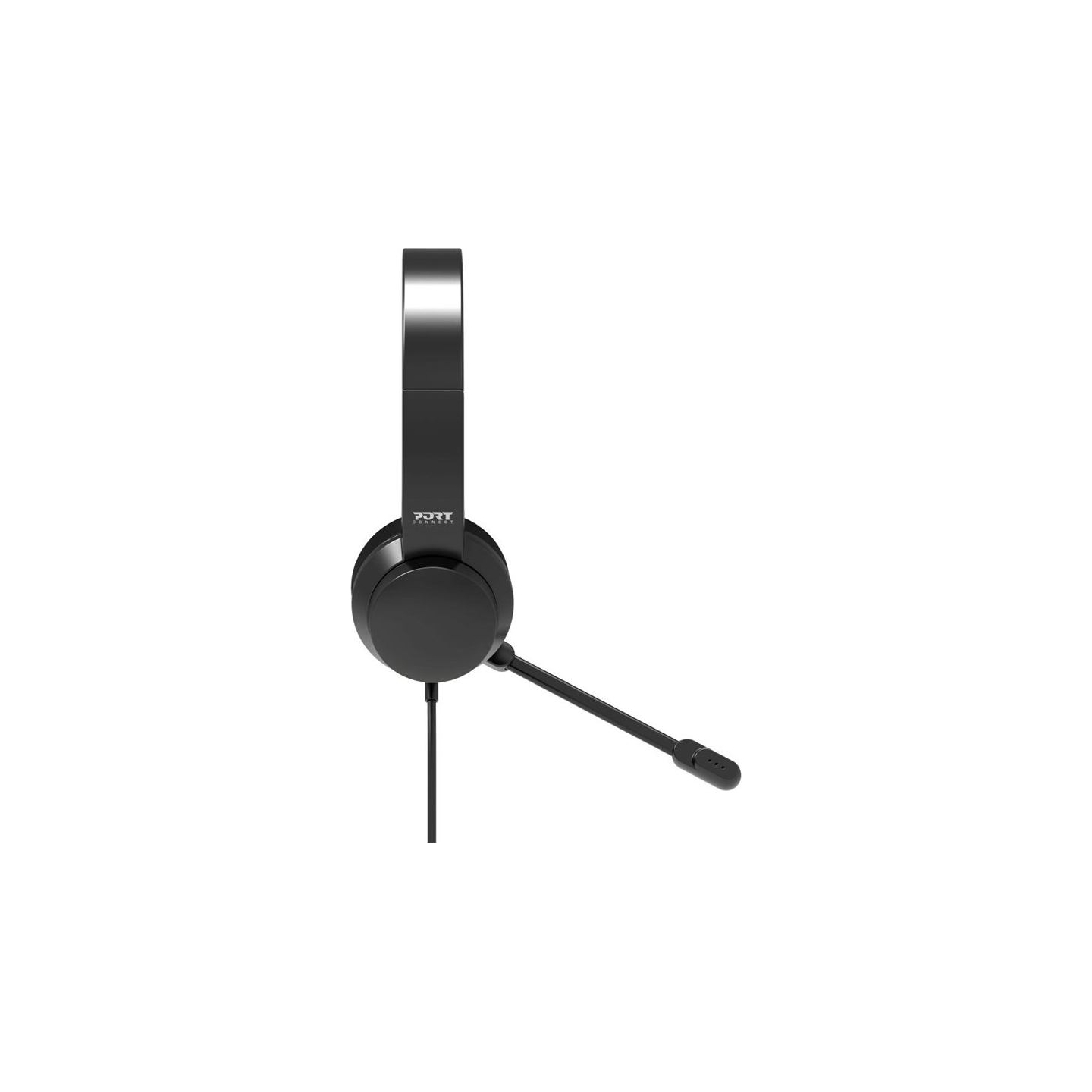 Port Connect | USB Comfortable Stereo Office Microphone Headset | Built-in microphone | Wired | Black