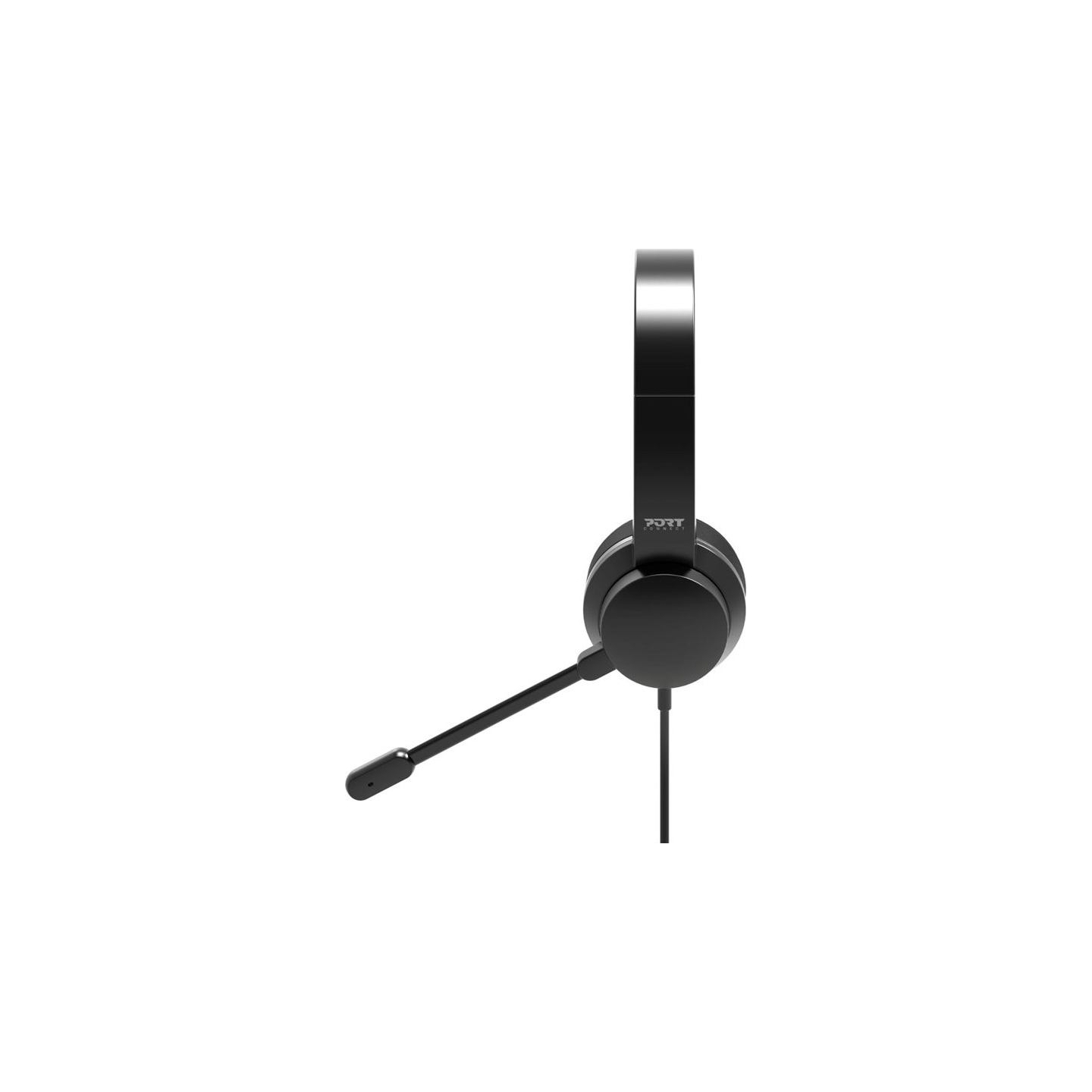 Port Connect | USB Comfortable Stereo Office Microphone Headset | Built-in microphone | Wired | Black