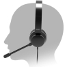Port Connect | USB Comfortable Stereo Office Microphone Headset | Built-in microphone | Wired | Black