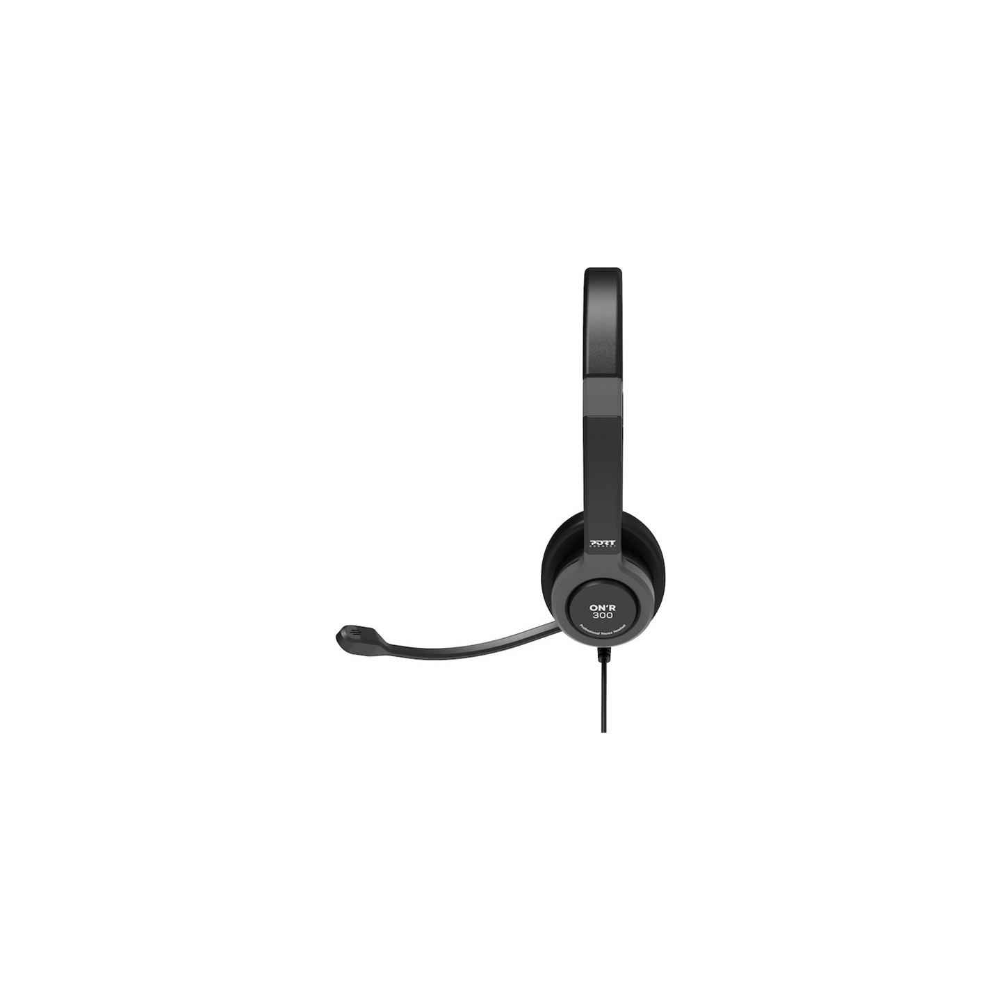 Port Connect | Stereo USB Headphone PRO ON'R 300 | Wired | On-ear | Black | Noise canceling