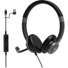 Port Connect | Stereo USB Headphone PRO ON'R 300 | Wired | On-ear | Black | Noise canceling