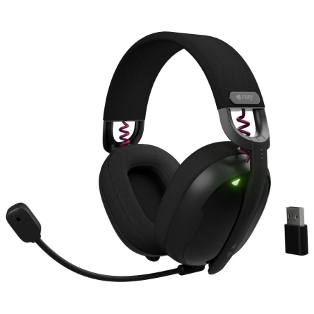 Fury | Gaming Headset | Fukiya F6 | Bluetooth | Over-Ear | Microphone | Black | Wireless