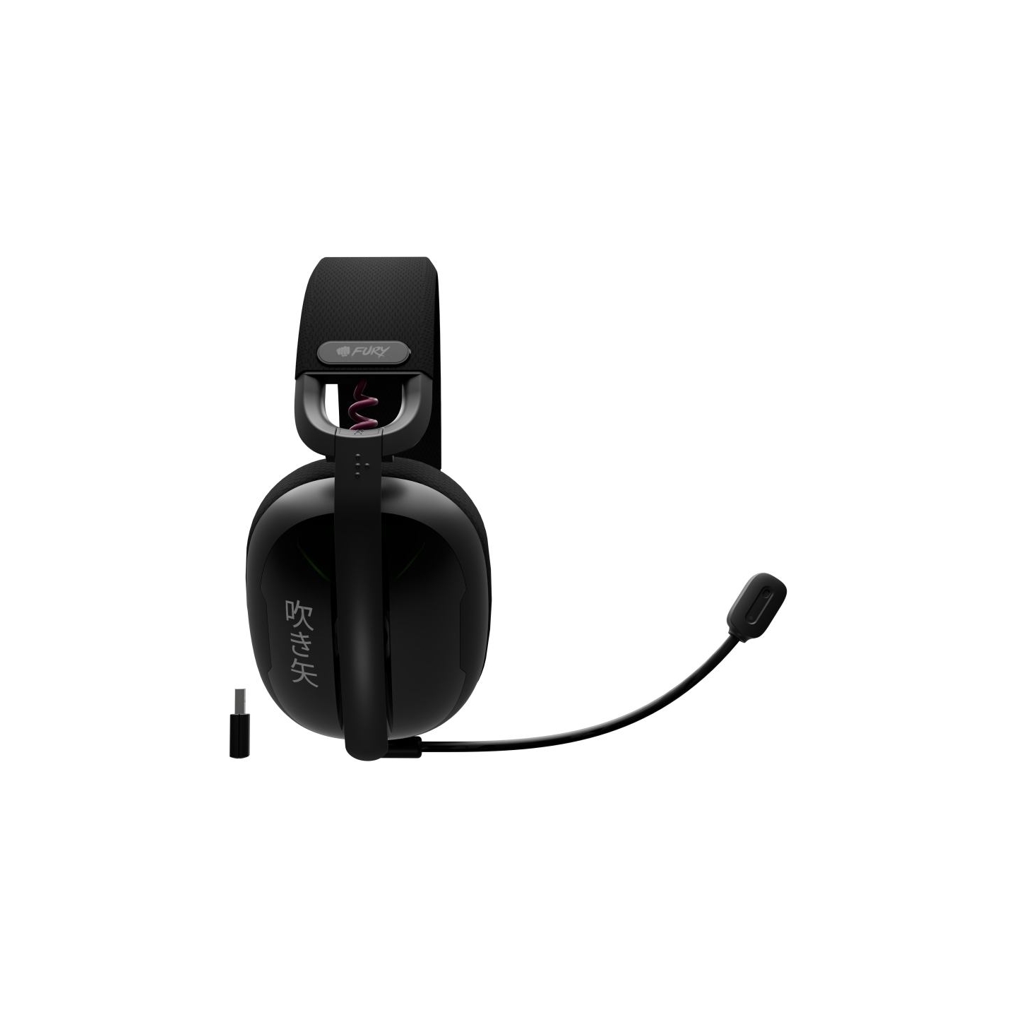 Fury | Gaming Headset | Fukiya F6 | Bluetooth | Over-Ear | Microphone | Black | Wireless