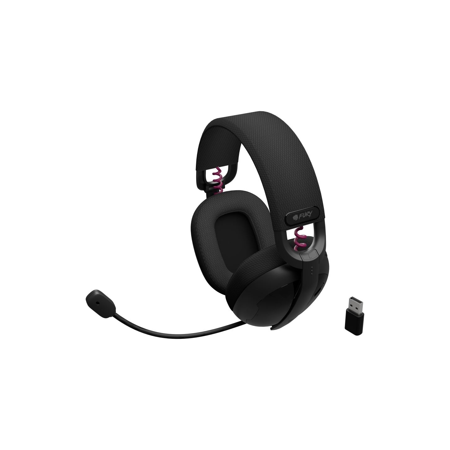 Fury | Gaming Headset | Fukiya F6 | Bluetooth | Over-Ear | Microphone | Black | Wireless