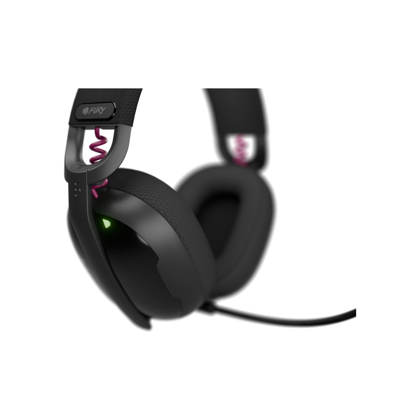 Fury | Gaming Headset | Fukiya F6 | Bluetooth | Over-Ear | Microphone | Black | Wireless