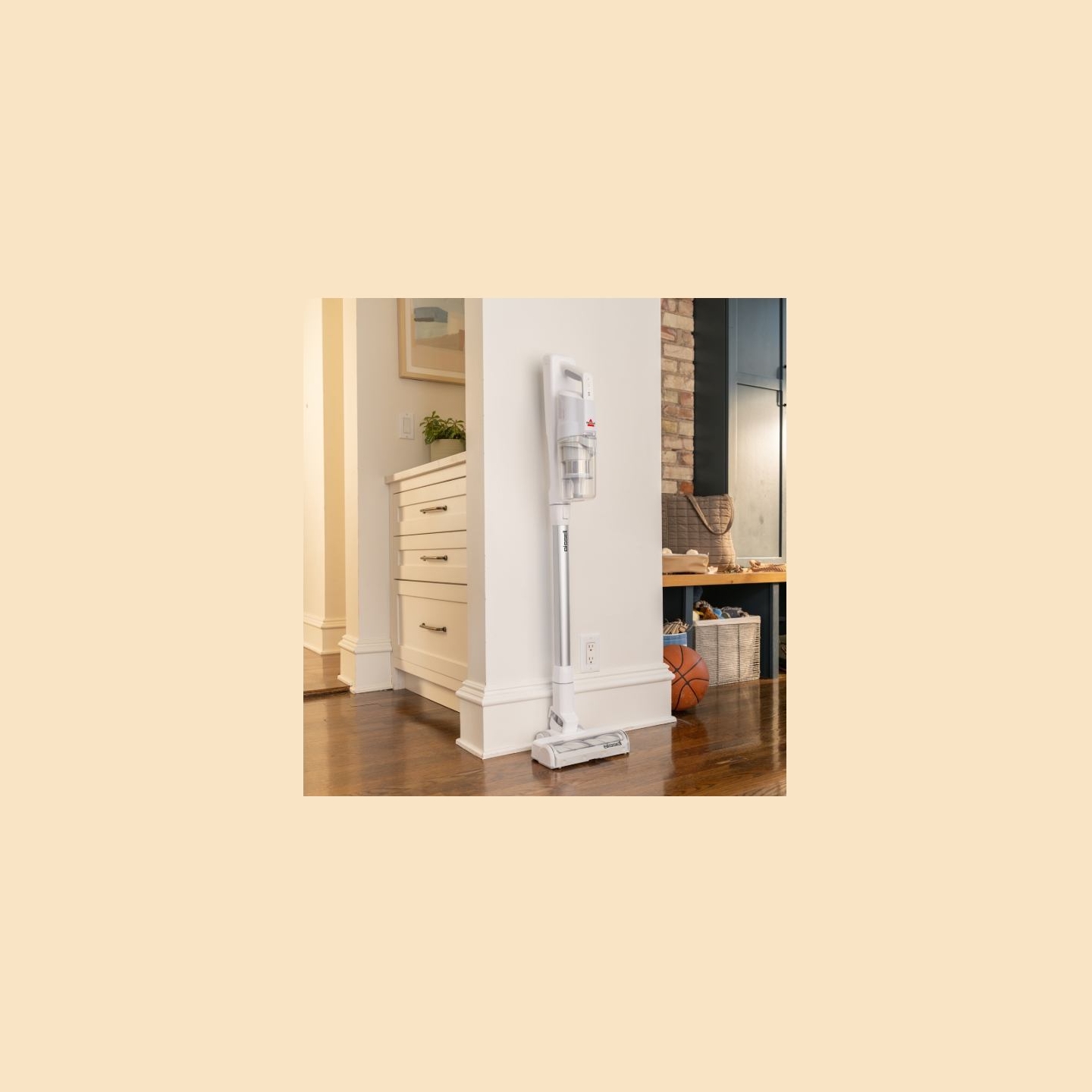 Bissell Stick Vacuum | PowerClean | Cordless operating | 200 W | Operating time (max) 40 min | Warm White/Gray/Sparkling Silver