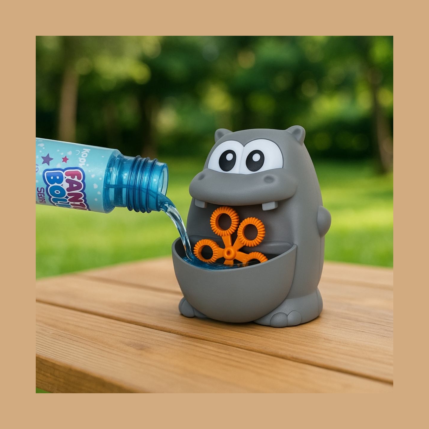 Koala Games G2495 Frog & Hippo  Bubble Mashine  (Random Color)