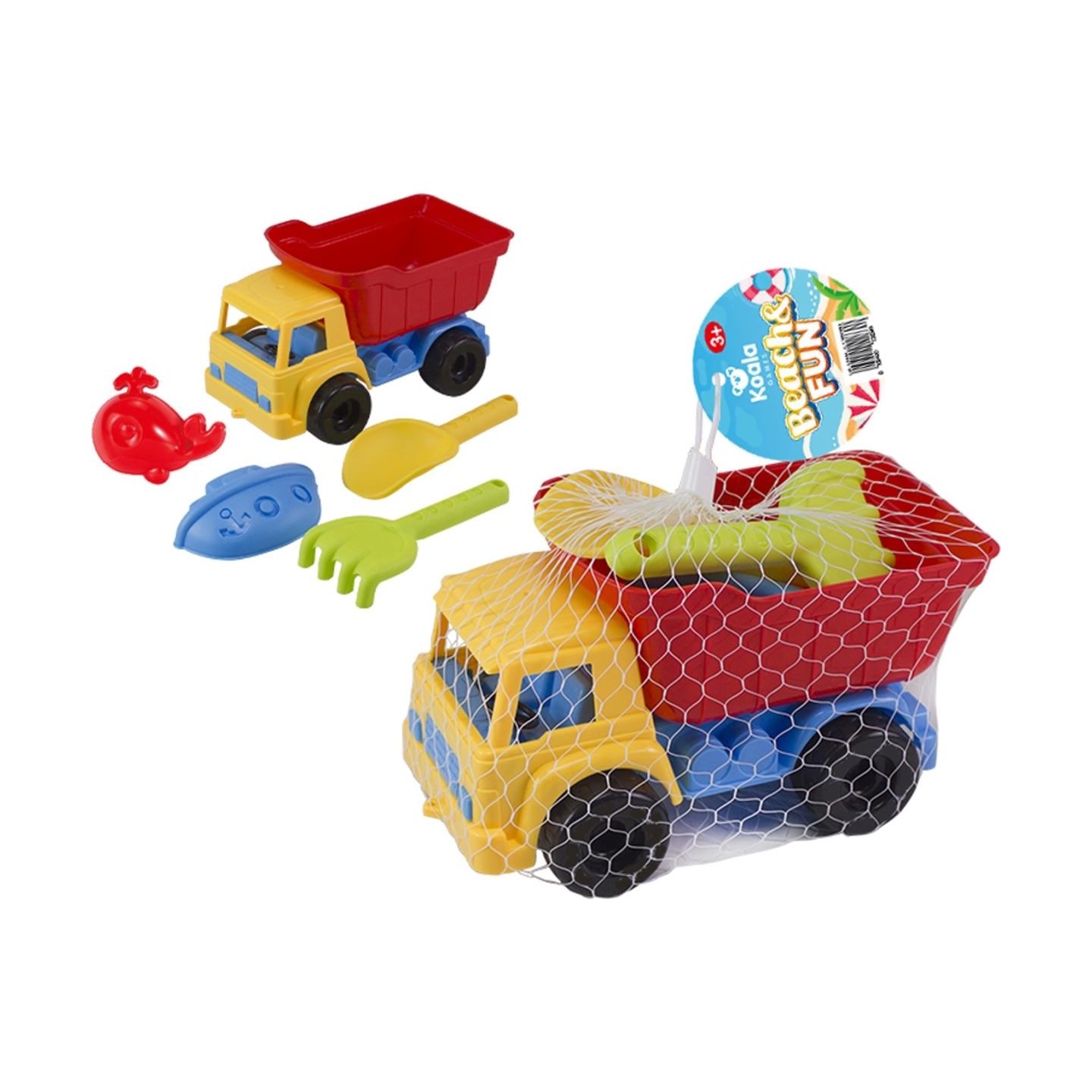 Koala Games G2669 Beach Set With Dump Truck And Accesories