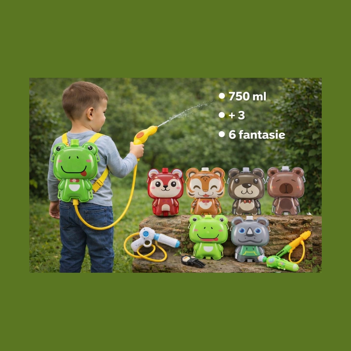 Koala Games G2658  Backpack Water Gun (Random)