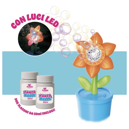 Koala Games G2659  Flower-Shaped  Bubble Blower  (Random Color)