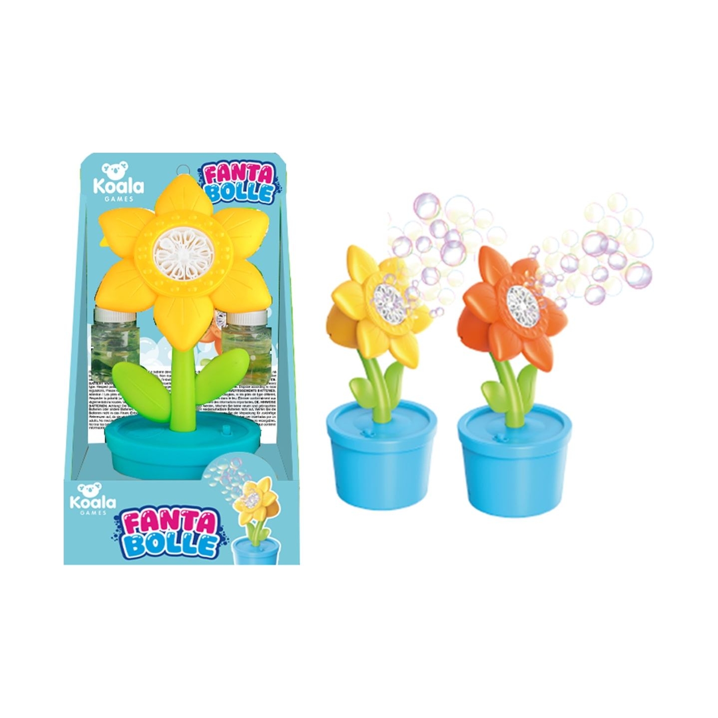 Koala Games G2659  Flower-Shaped  Bubble Blower  (Random Color)
