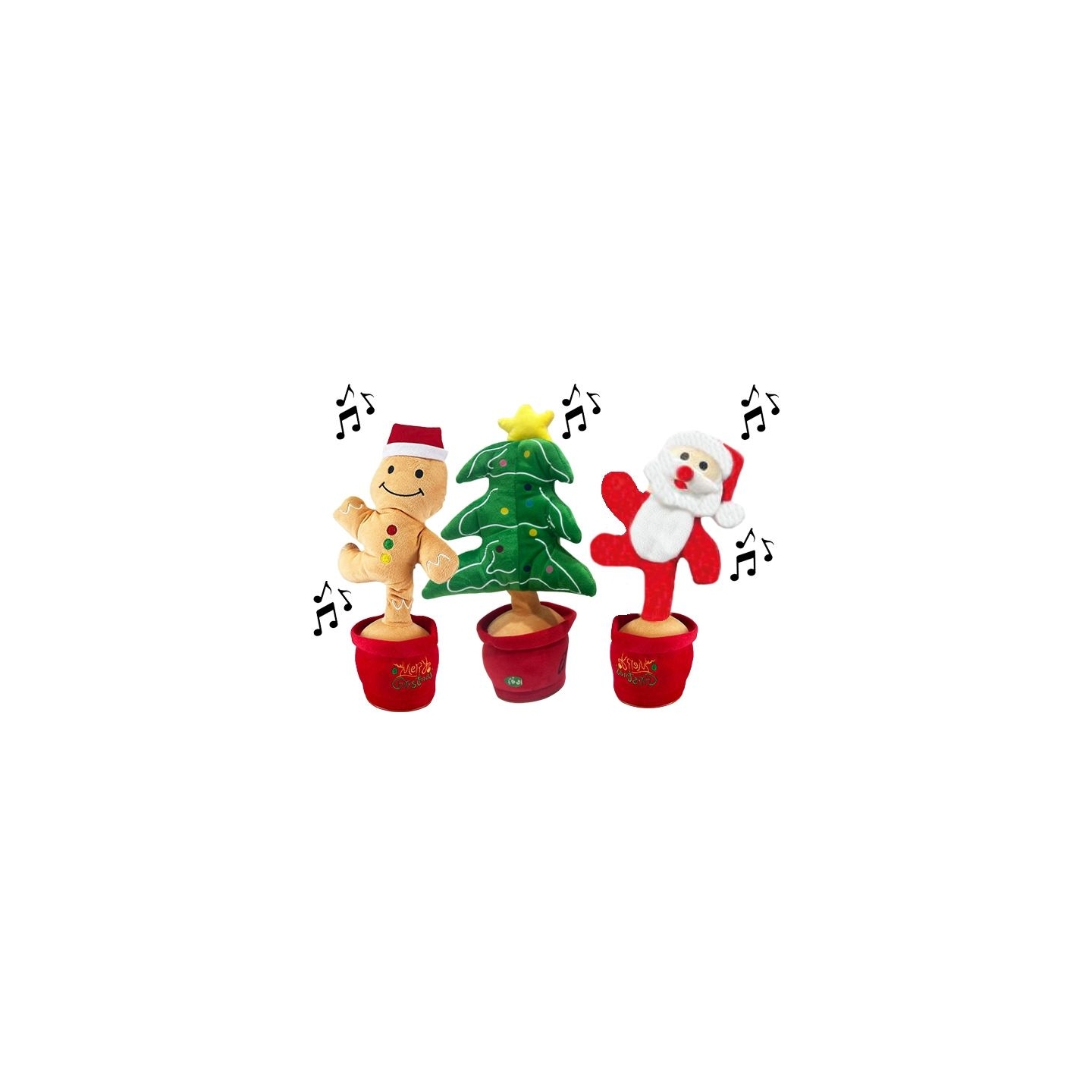 Koala Games G2585 Christmas Danging, Singins  & Lighting Plushes 36 cm