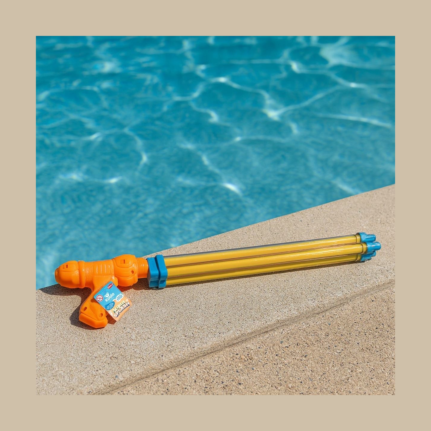 Koala Games G2462  Four Nozzles Water Gun (Random Color)