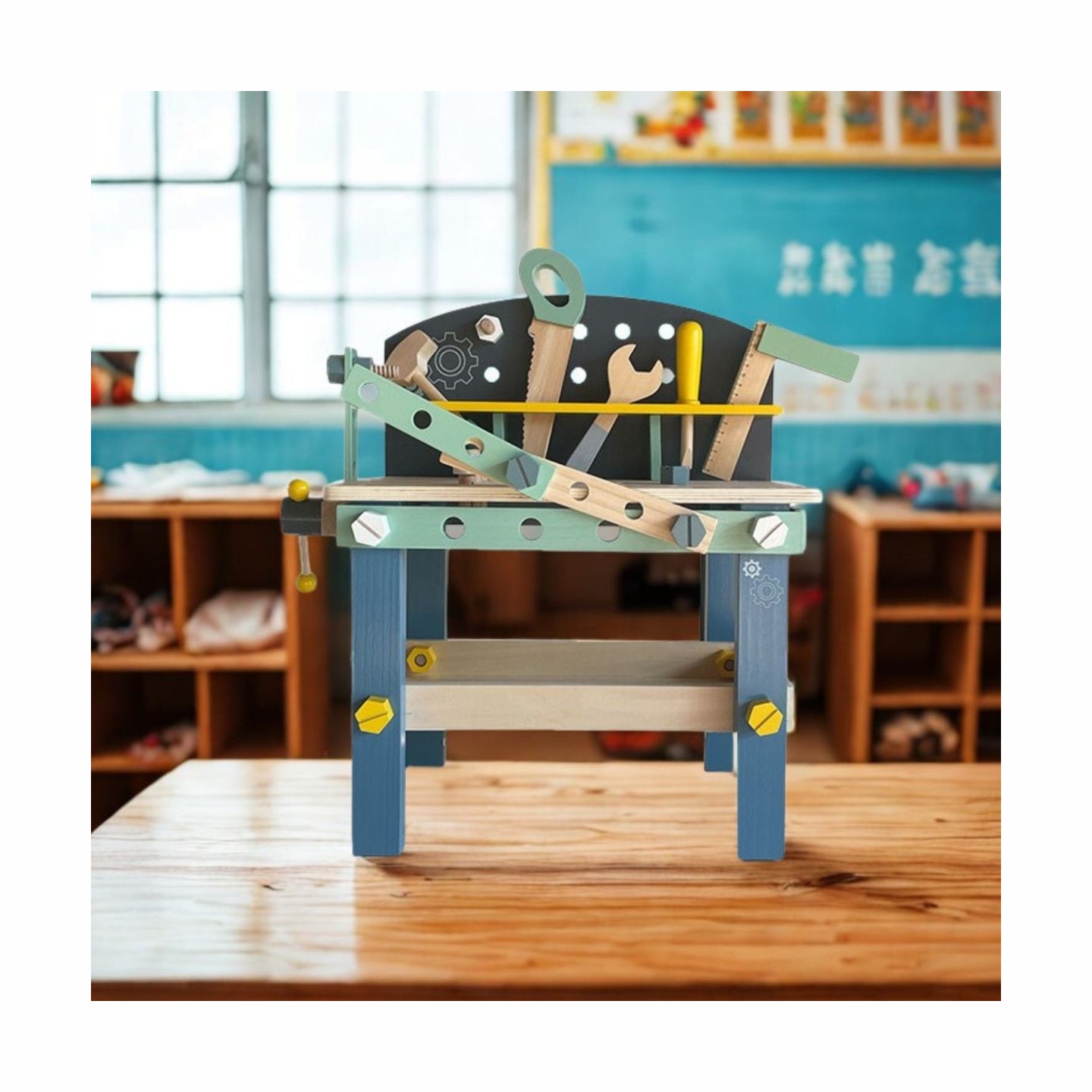 Koala Games G2595 Wooden Workbench With Accesories