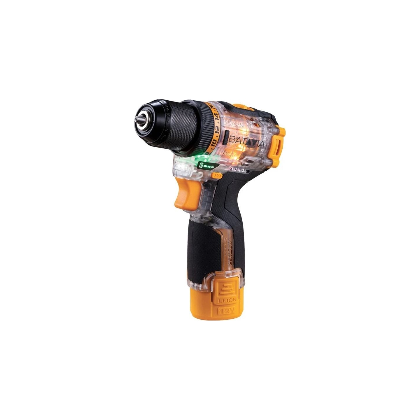 Batavia B.v. Fusion Drill 12V Brushless Drill Driver - Incl. Battery and Charger
