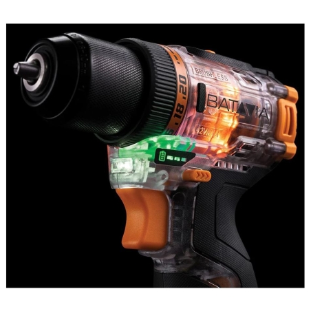 Batavia B.v. Fusion Drill 12V Brushless Drill Driver - Incl. Battery and Charger