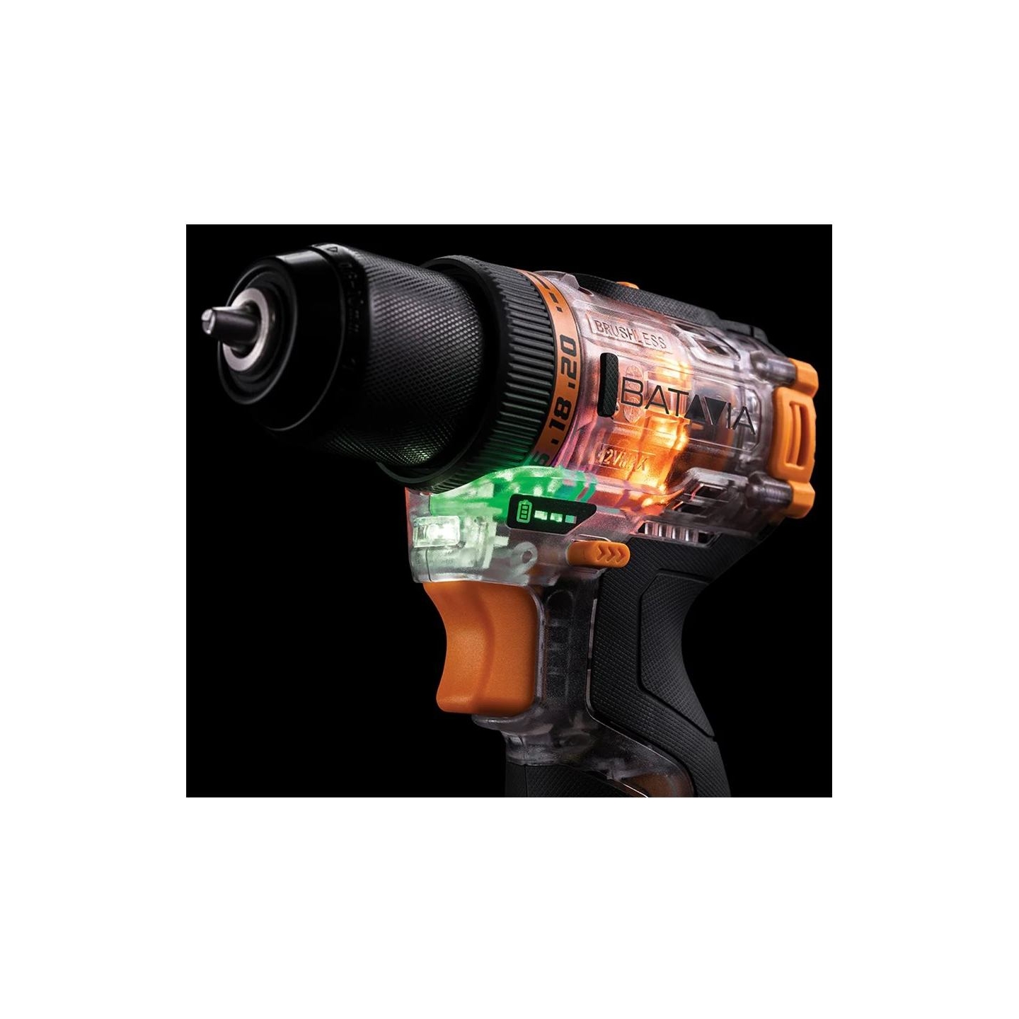Batavia B.v. Fusion Drill 12V Brushless Drill Driver - Incl. Battery and Charger