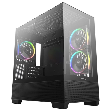 Deepcool Case | CG380 3F | Black | Micro ATX