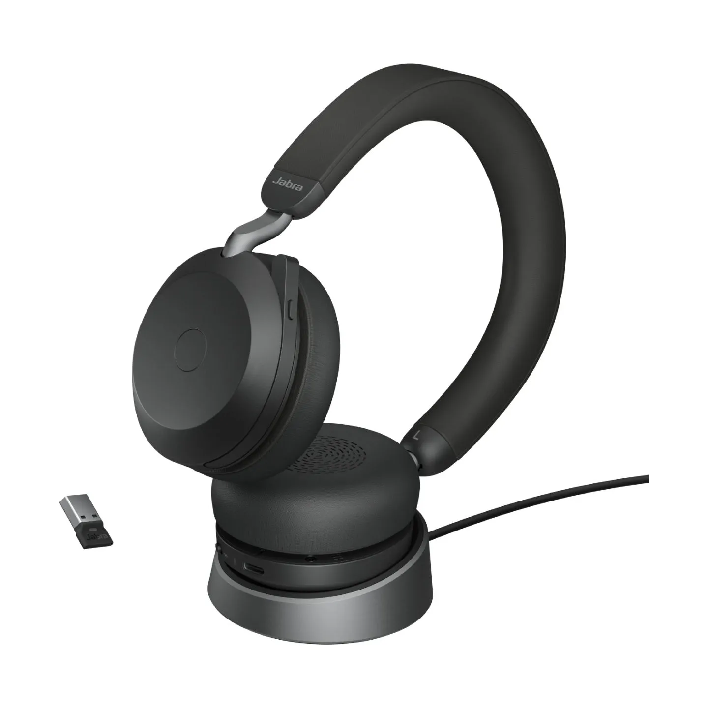 Jabra Headset Evolve2 75 Link380a UC Stereo Stand Black / 27599-989-989