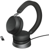 Jabra Headset Evolve2 75 Link380a UC Stereo Stand Black / 27599-989-989