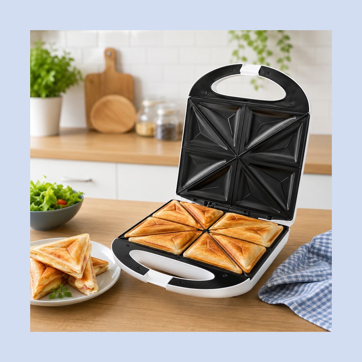 Brock SSM 3008 WH 8 Toast Maker XXL 1400W, White