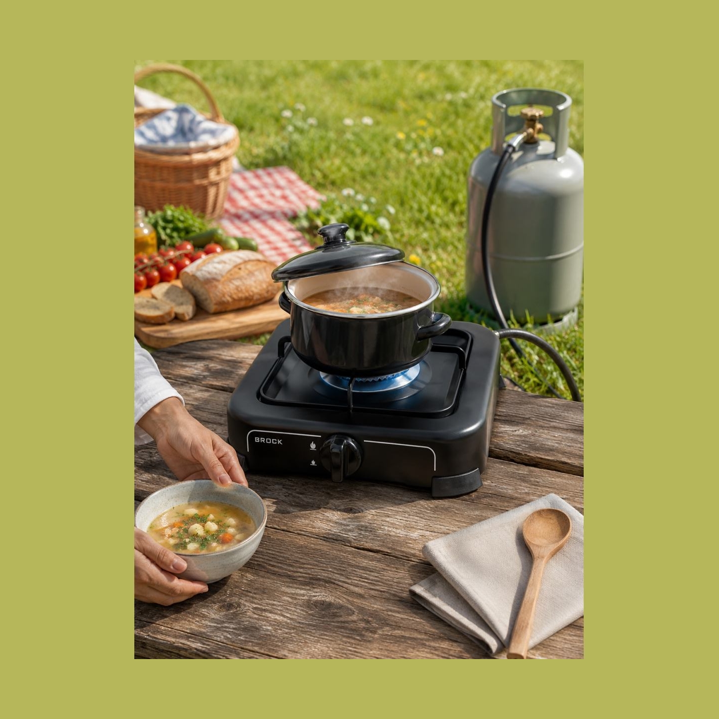 Brock GS 2001 BK Gas Stove