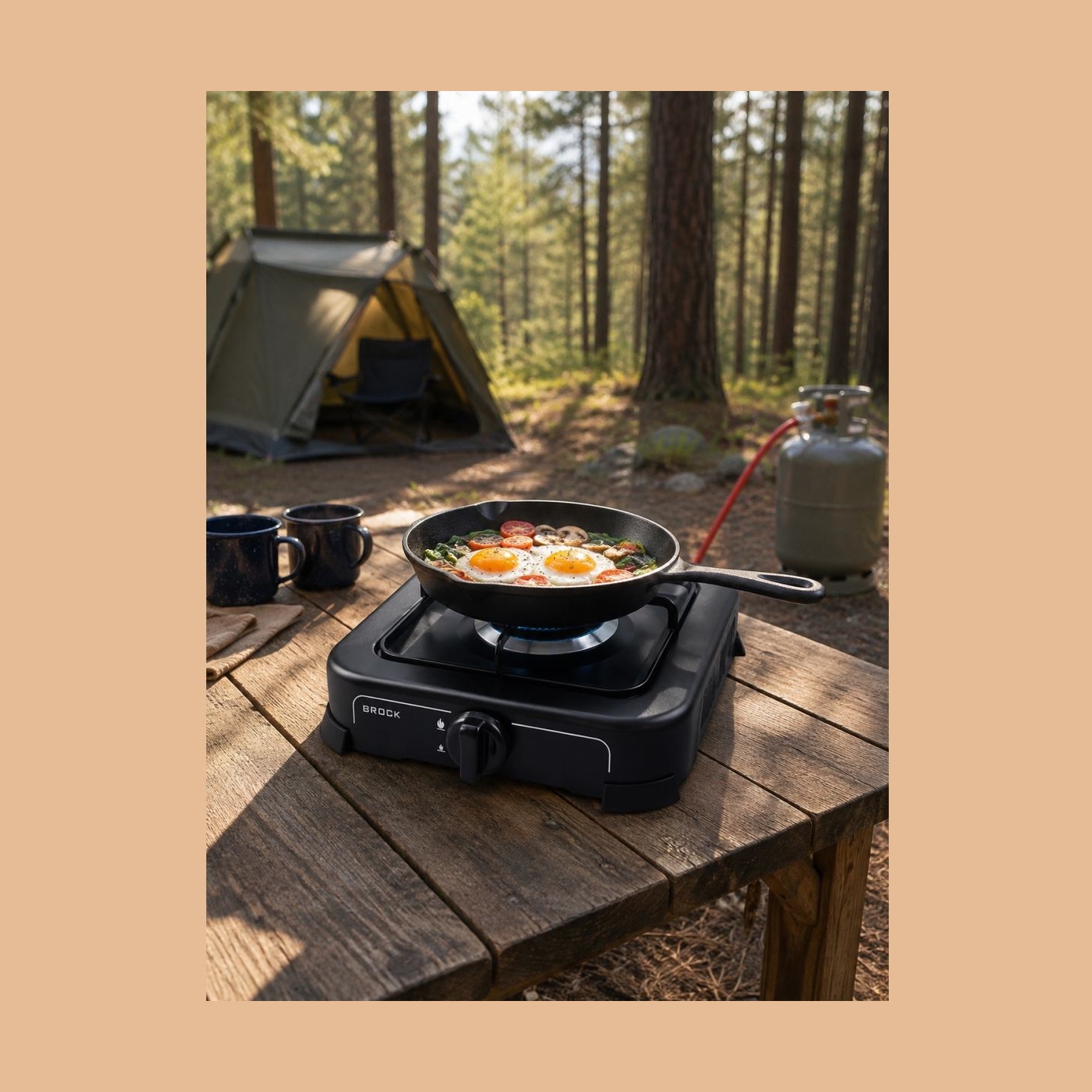 Brock GS 2001 BK Gas Stove